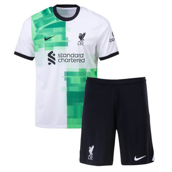 Liverpool Away Kids Football Kit 23 24