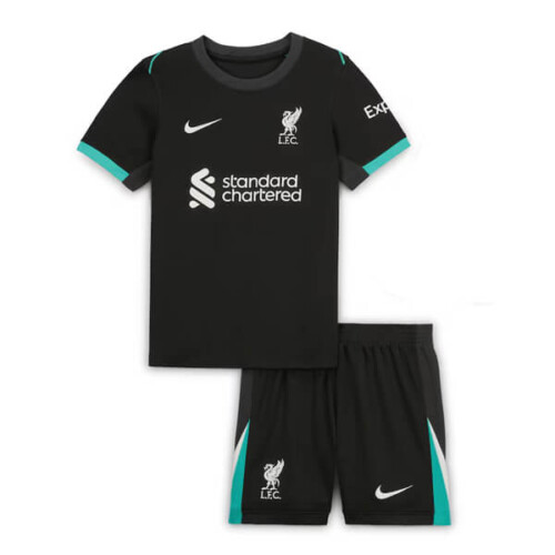 Liverpool Away Kids Football Kit 24 25