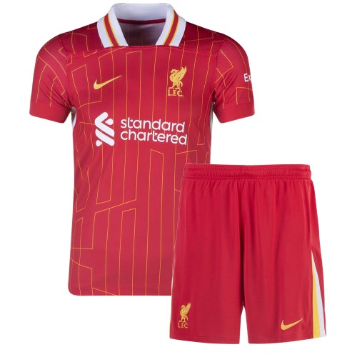 Liverpool Home Kids Football Kit 24 25