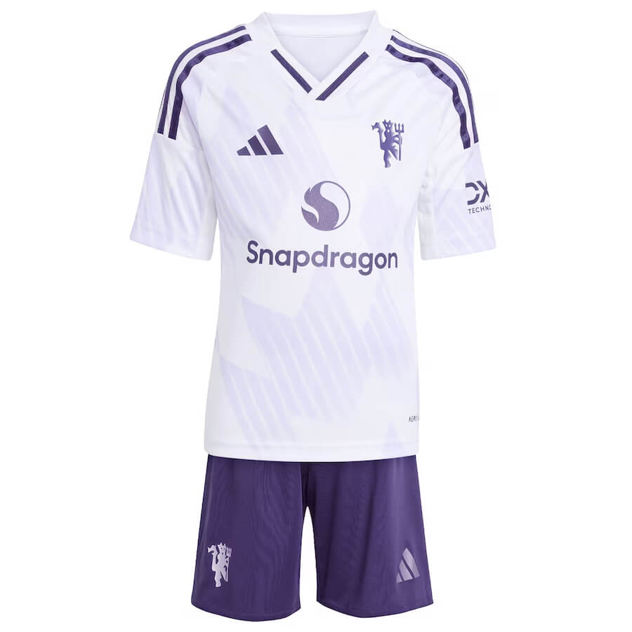 Manchester United Away Kids Football Kit 25 26