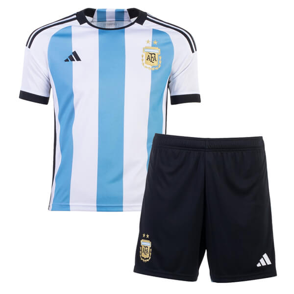 Argentina Home Kids Football Kit 22 23