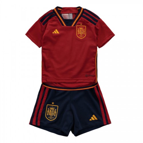 Spain Home Kids Football Kit 2022