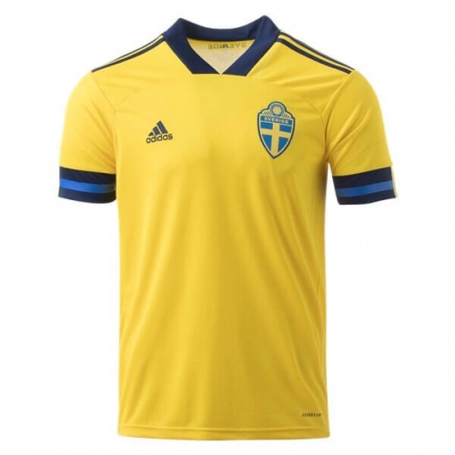 Sweden Home Euro 2020 Football Shirt