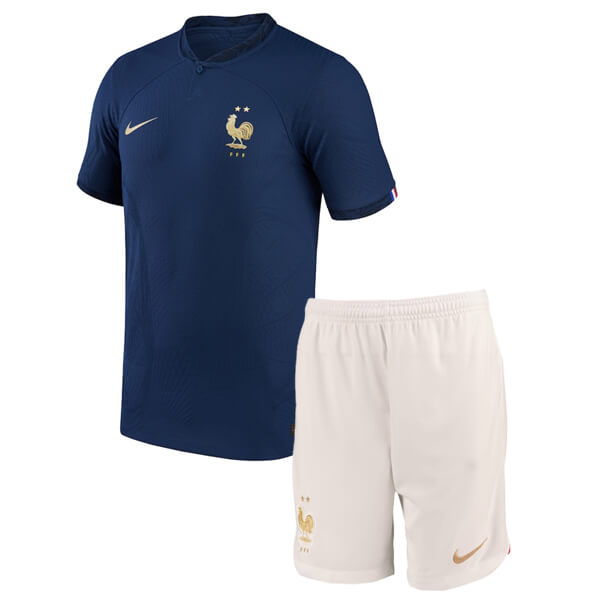 France Home Kids Football Kit 2022
