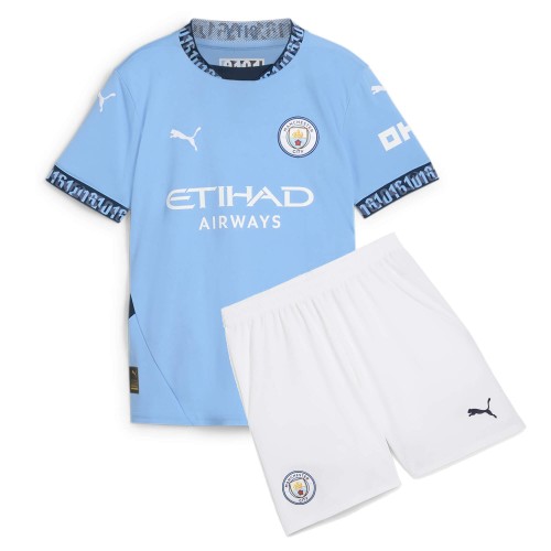 Manchester City Home Kids Football Shirt 24 25