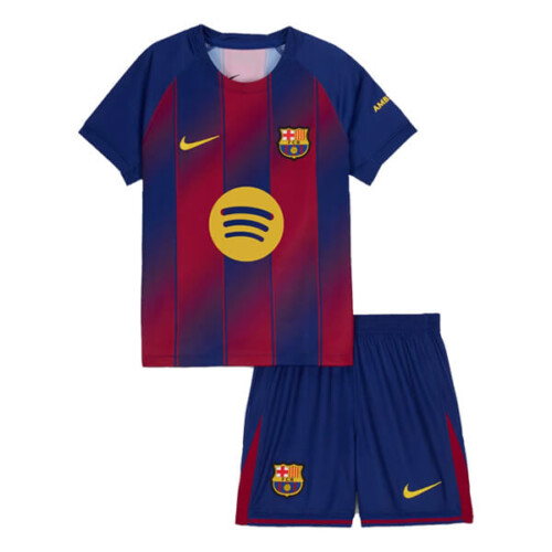 Barcelona Home Kids Football Kit 25 26