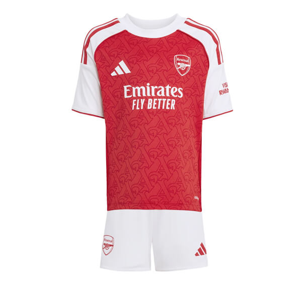 Arsenal Home Kids Football Kit 25 26