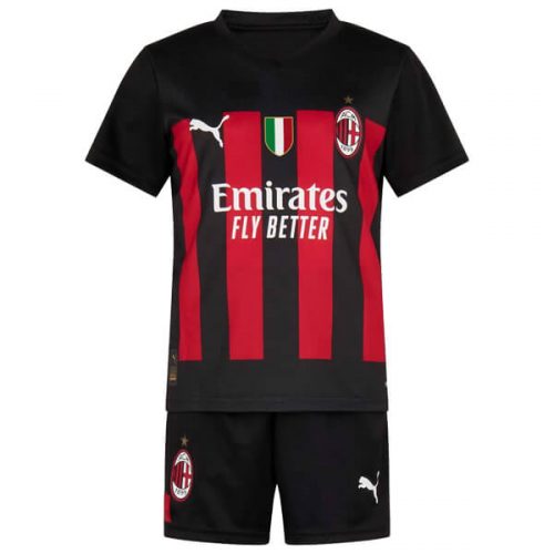 AC Milan Home Kids Football Kit 2223