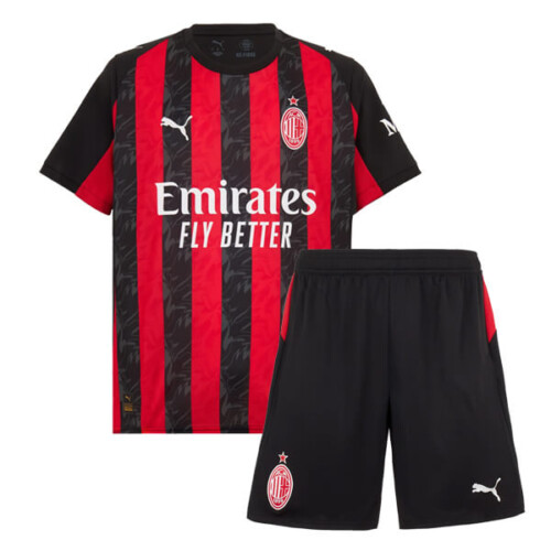 AC Milan Home Kids Football Kit 25 26