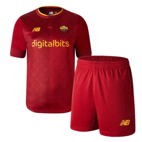 AS Roma Home Kids Football Kit 22 23