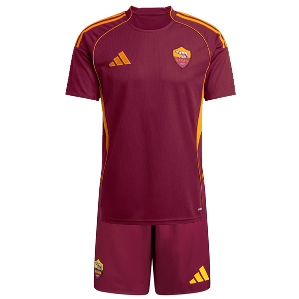 AS Roma Home Kids Football Kit 25 26