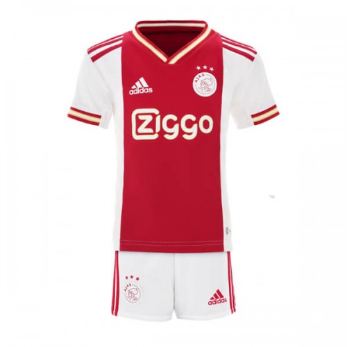 Ajax Home Kids Football Kit 22 23