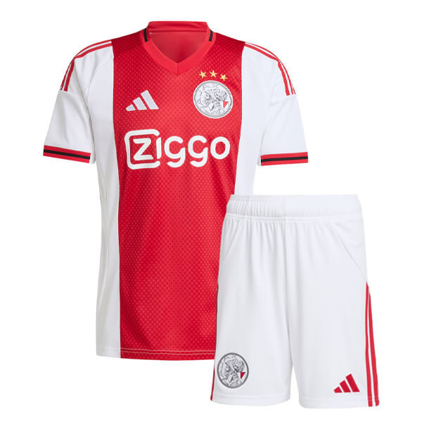 Ajax Home Kids Football Kit 25 26