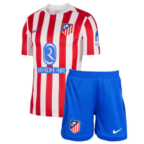 Atletico Madrid Home Kids Football Kit 25 26