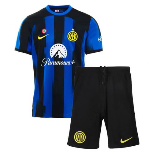 Inter Milan Home Kids Football Kit 23 24