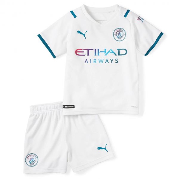 Manchester City Away Kids Football Kit 21/22 | SoccerDragon