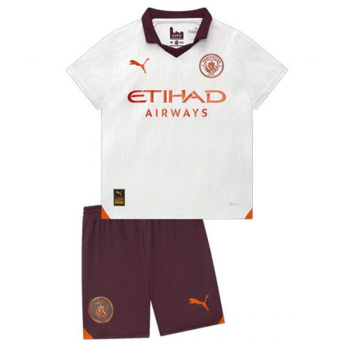 Manchester City Away Kids Football Kit 23 24