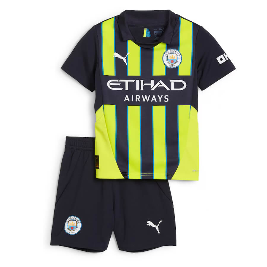 Manchester City Away Kids Football Kit 24 25