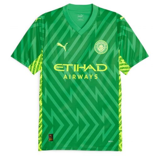 Manchester City Goalkeeper Football Shirt 23 24- Green