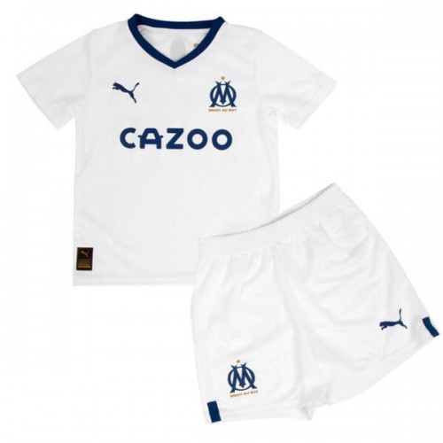 Marseille Home Kids Football Kit 22 23