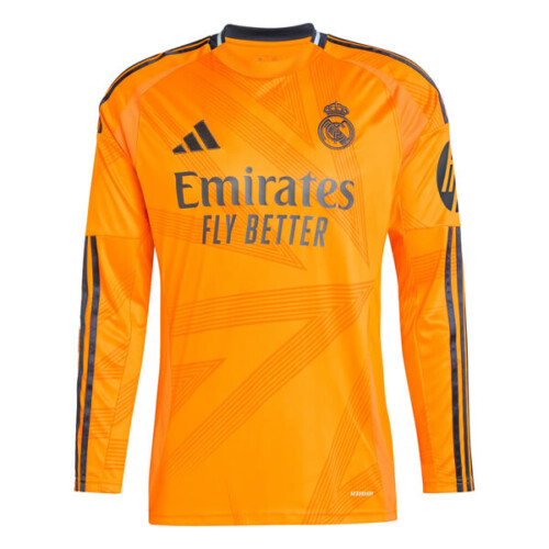 Real Madrid Away Long Sleeve Football Shirt 24 25