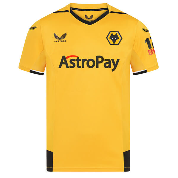 Wolverhampton Wanderers Home Football Shirt 22/23 | SoccerDragon