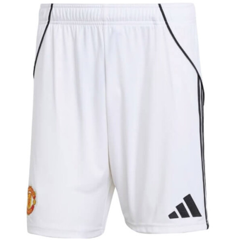 Manchester United Home Football Shorts 25 26 - White