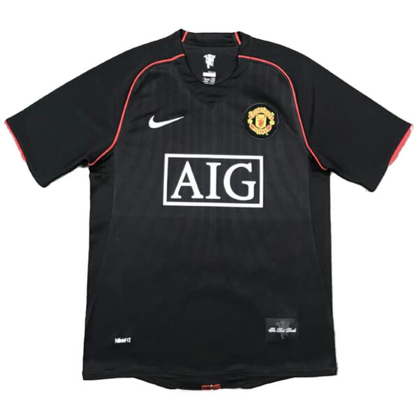 Retro Manchester United Away Football Shirt 0708