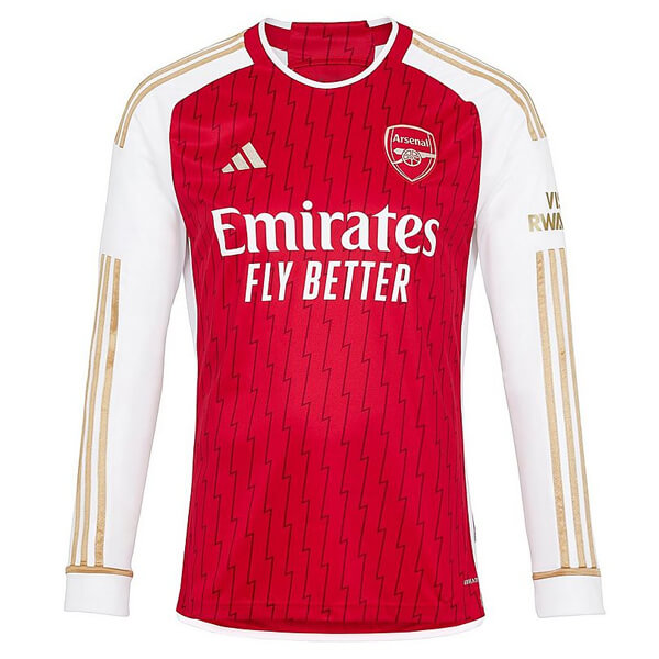 Arsenal Home Long Sleeve Football Shirt 23 24