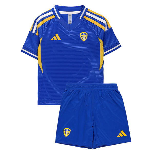 Leeds United Away Kids Football Kit 25 26