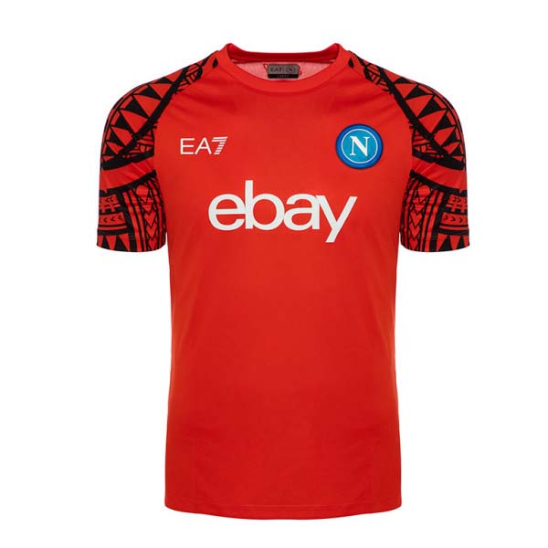 Napoli Pre Match Training Soccer Jersey - Red
