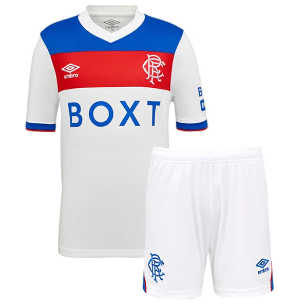 Rangers Away Kids Football Kit 25 26