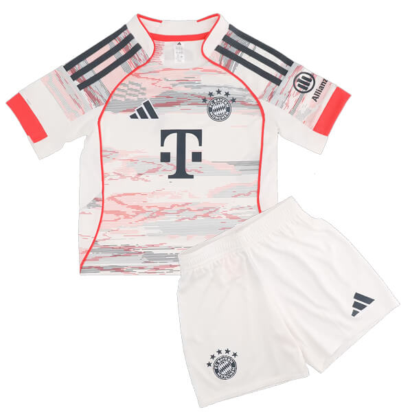 Bayern Munich Away Kids Football Kit 25 26