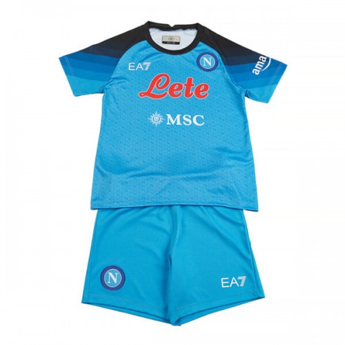 Napoli Home Kids Football Kit 22 23