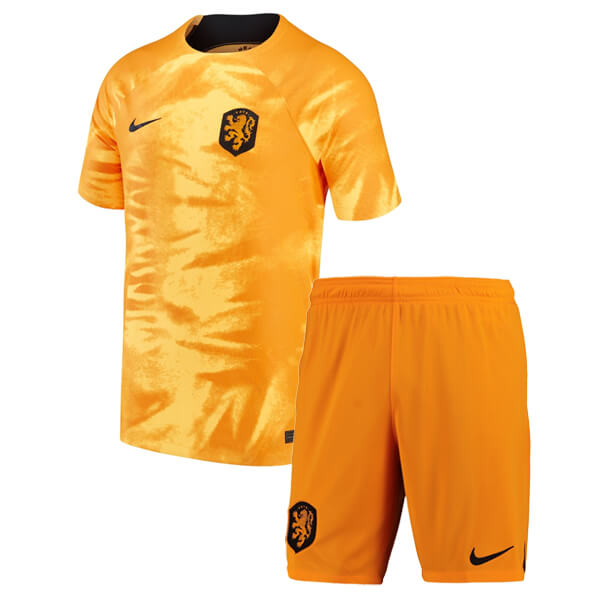 Netherlands Home Kids Football Kit 2022