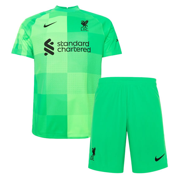 Liverpool Home Goalkeeper Kids Football Kit 21/22 | SoccerDragon