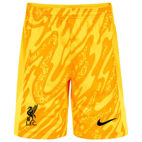 Liverpool Yellow Goalkeeper Football Shorts 24 25