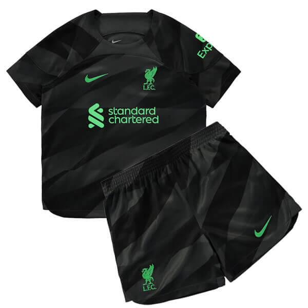 Liverpool Away Goalkeeper Kids Football Kit 23/24 | SoccerDragon