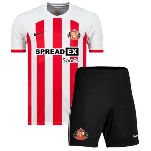 Sunderland Home Kids Football Kit 23 24