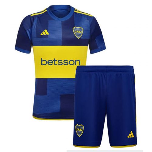 Boca Juniors Home Kids Football Kit 2023