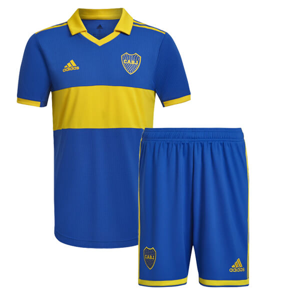 Kids Boca Juniors Home Soccer Kit 22 23