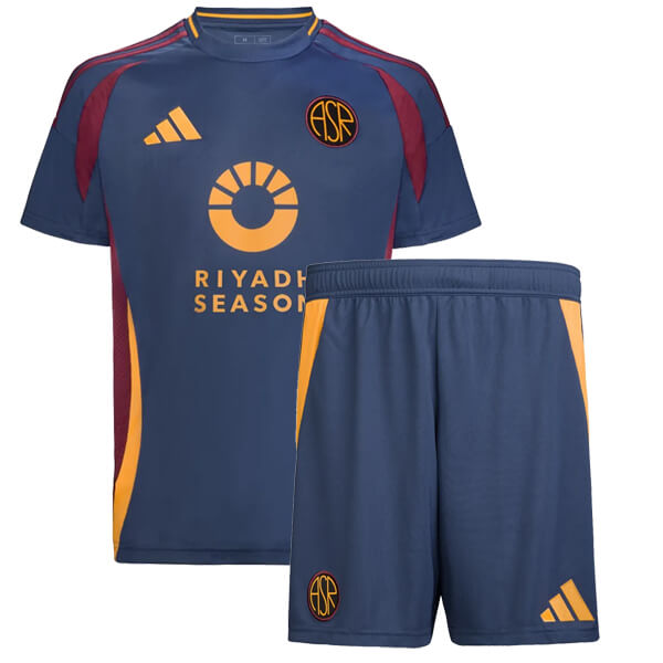 AS Roma Third Kids Football Kit 24 25