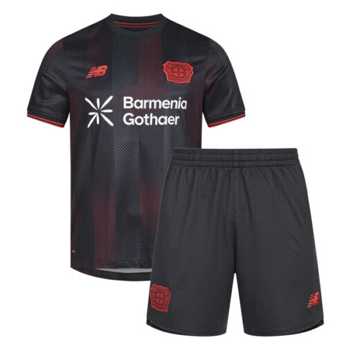 Bayer Leverkusen Home Kids Football Kit 25 26