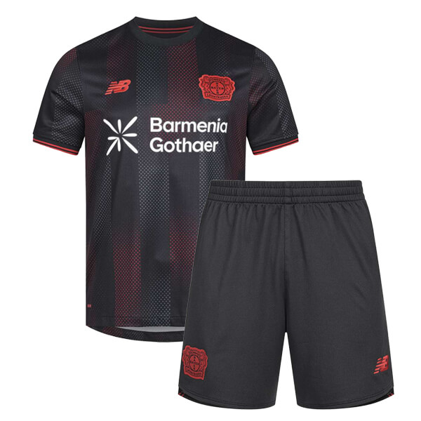 Bayer Leverkusen Home Kids Football Kit 25 26