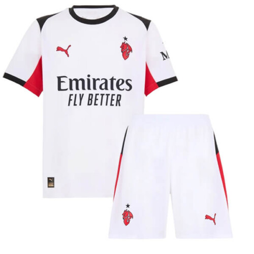 AC Milan Away Kids Football Kit 25 26
