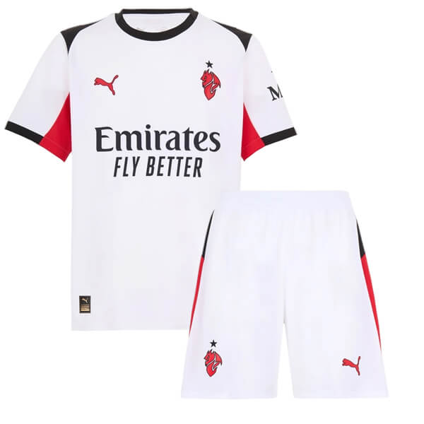 AC Milan Away Kids Football Kit 25 26