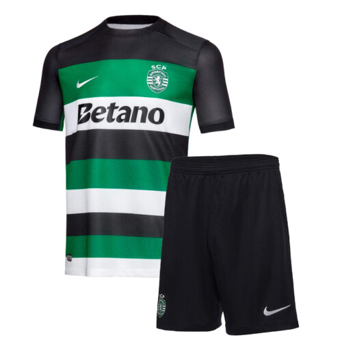 Sporting Lisbon Home Kids Football Kit 2425