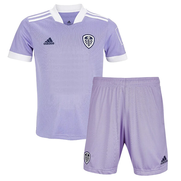 Leeds United Third Kids Football Kit 21/22 | SoccerDragon