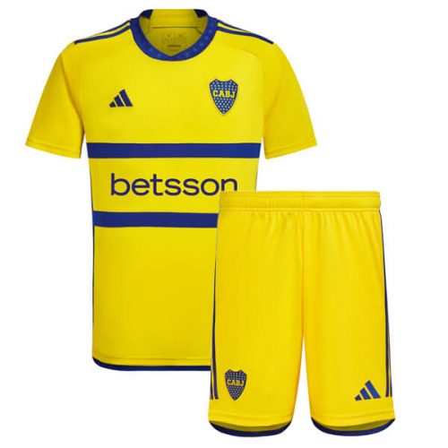 Boca Juniors Away Kids Soccer Kit 2023