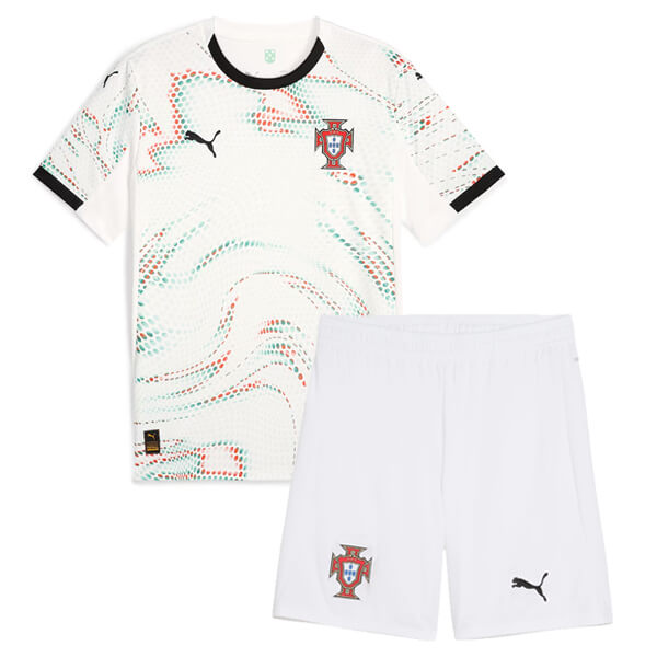 Portugal Away Kids Football Kit 2025